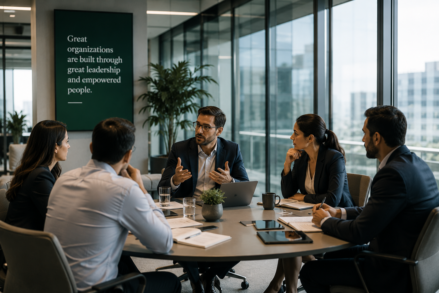 Leadership discussion