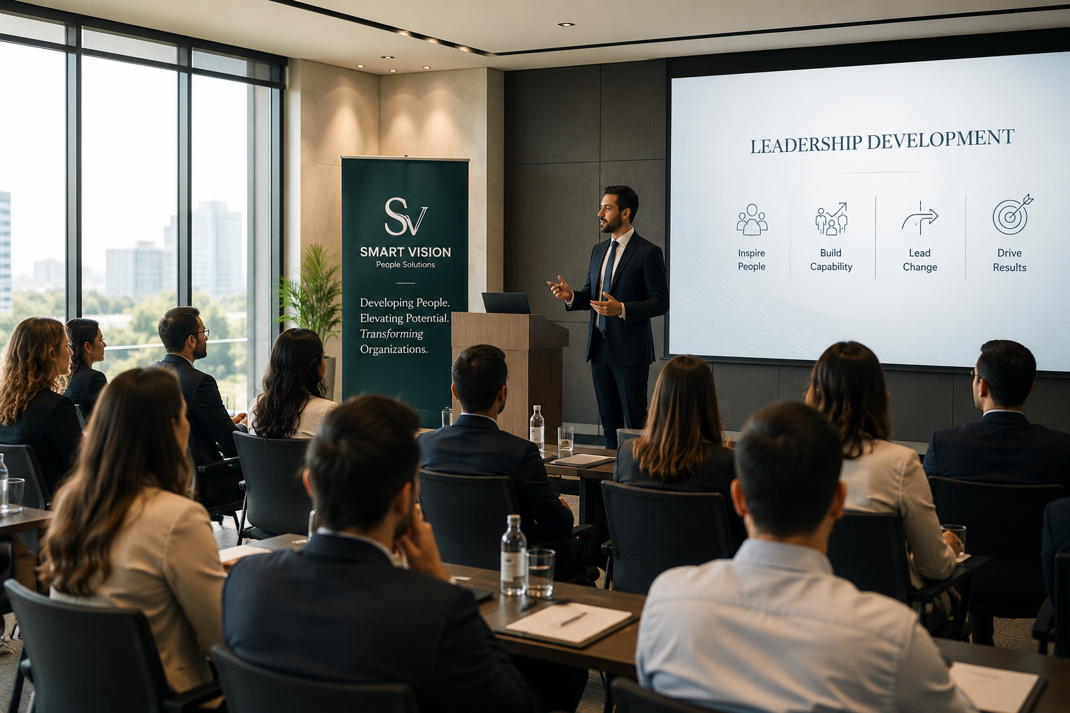 Corporate training seminar
